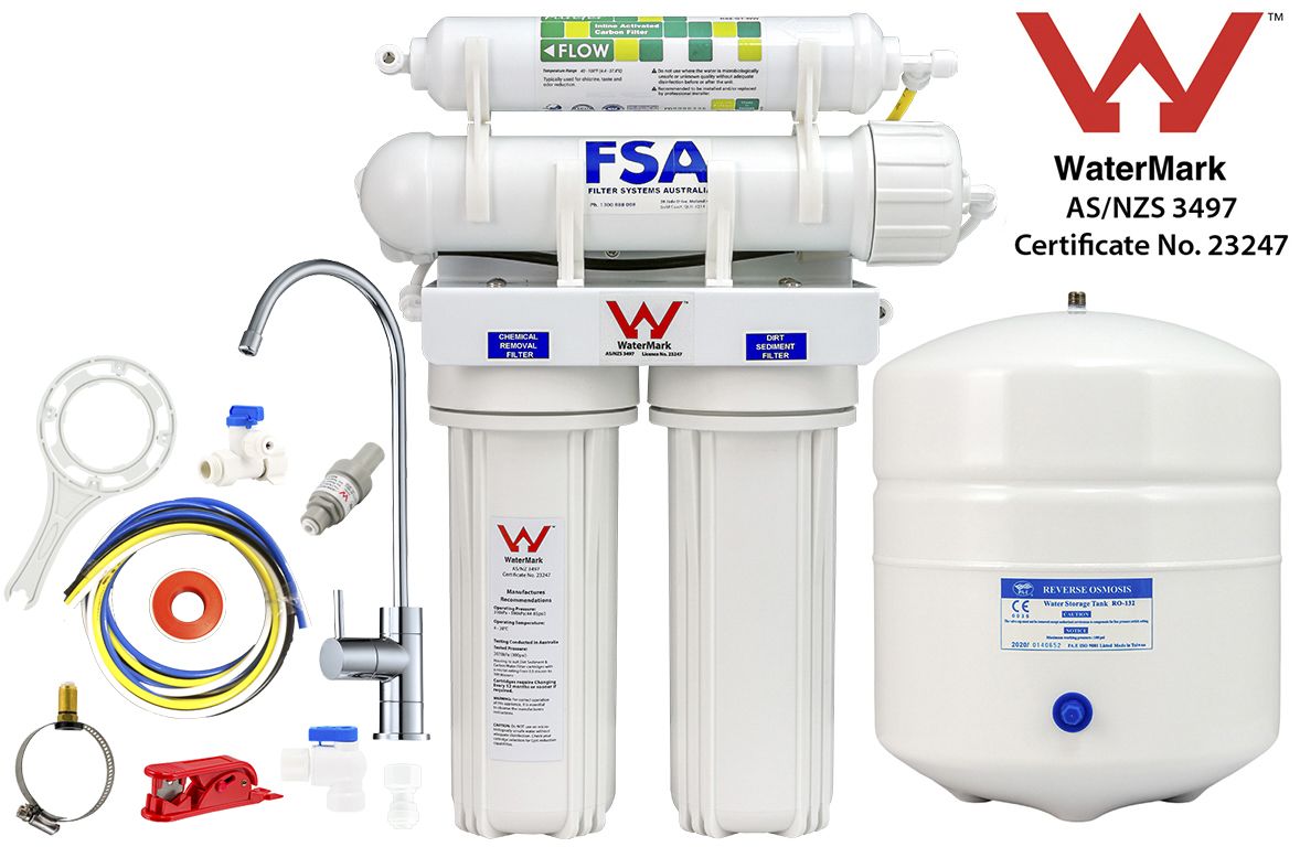 4 Stage Undersink Reverse Osmosis Water Filter System - Water Filter Direct Australia