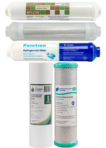 7 Stage Hydrogen Rich Reverse Osmosis Water Filter 2 Year Replacement Pack GT1-11HFIR - Water Filter Direct Australia