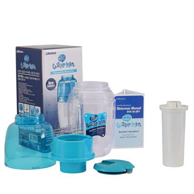 BMP Waterman Blue or Black 600ml + 3 pack of filters - Water Filter Direct Australia