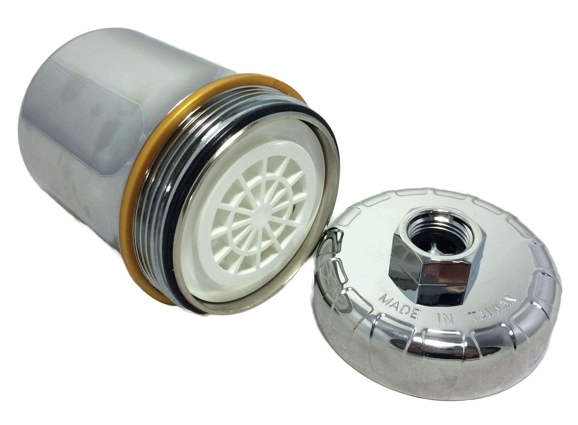 HIGH QUALITY Chrome Shower Filter KDF/Carbon REMOVES CHLORINE + CHEMICALS - Water Filter Direct Australia