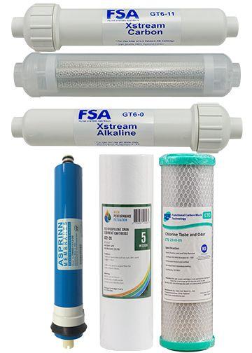 Replacement Pack for 7 Stage XstreaMn Reverse Osmosis System + Membrane - Water Filter Direct Australia