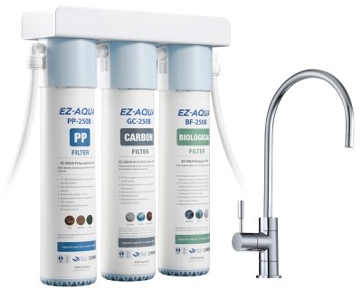 Three Stage Under Counter Water-filter System EZ-AQUA 250BU - Water Filter Direct Australia