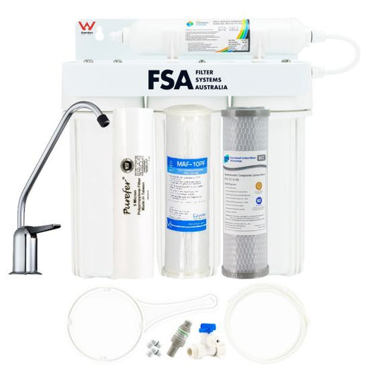 Triple pH Neutral + 0.1 Micron Ultra Fine Cyst Parasite + Bacteria Reduction Undersink Water Filter - Water Filter Direct Australia